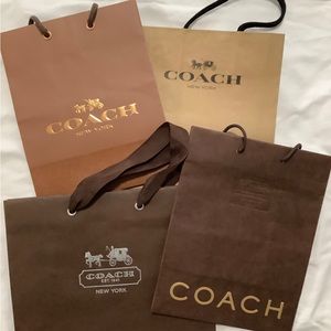 Coach (four) tote bags